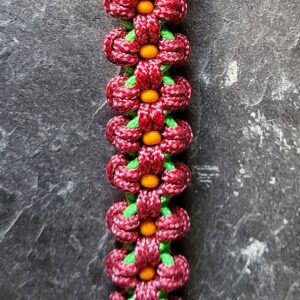 Armband Daisy - Burundy